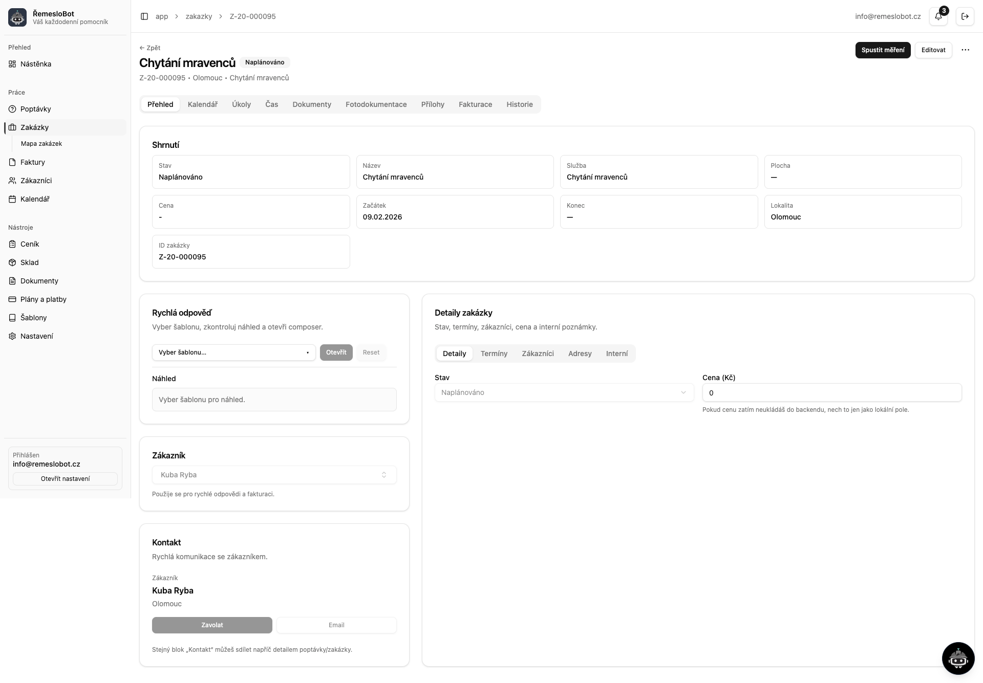 ŘemesloBot AI asistent pro tesaře